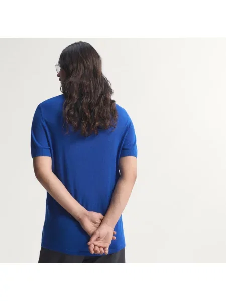 Adidas Pletené Tričko Itálie Léta modrá