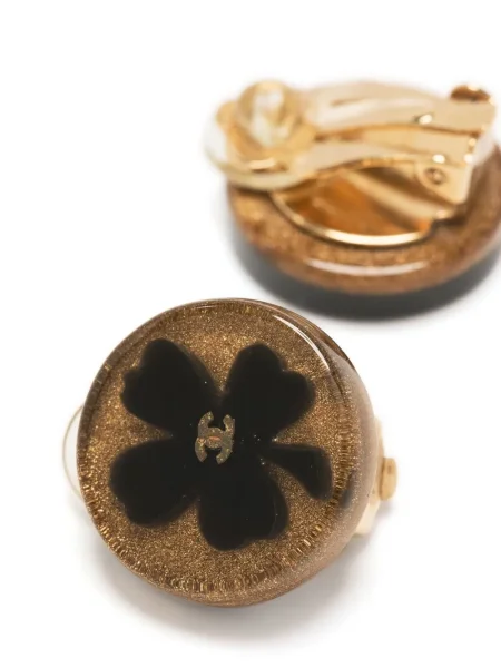 Náušnice Chanel Pre-owned zlaté