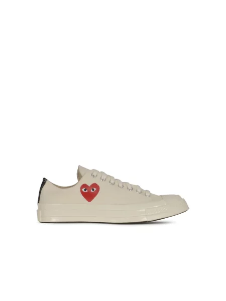 Sneakersy Comme Des Garcons Play w serca beżowe