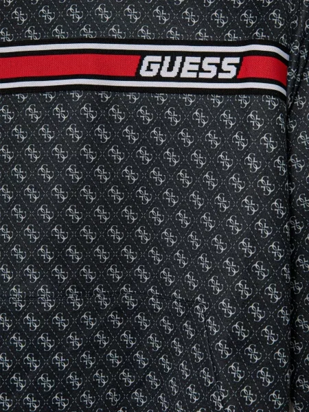 Bluza z kapturem dziecięca Guess czarna