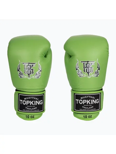 Rękawice bokserskie Top King Muay Thai Ultimate green zielone