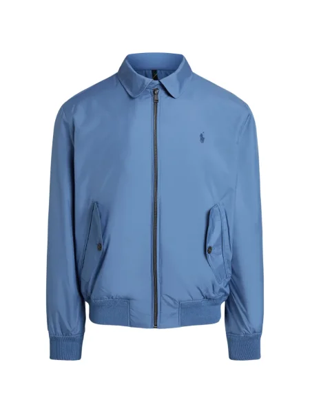 Matlasat tricou polo Polo Ralph Lauren cu decolteu rotund cu autograf roșu
