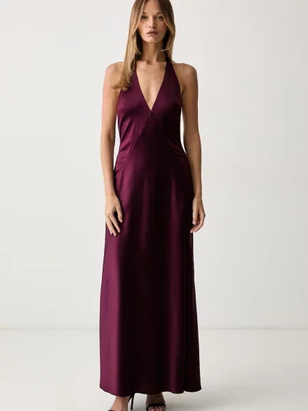 Bardot rochie evazată CITRINE