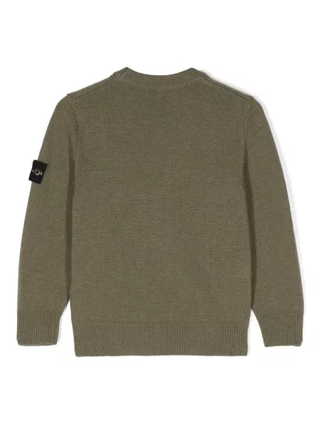 Sweter dziecięcy Stone Island zielony