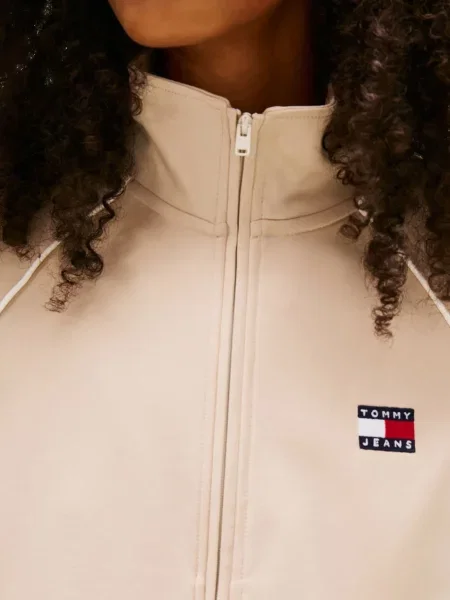 Спортивна кофта Tommy Jeans бежева