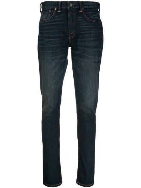 Blugi skinny Ralph Lauren Rrl albastru