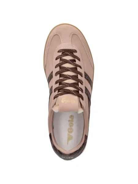 Sneakerși Gola cu model piele de șarpe