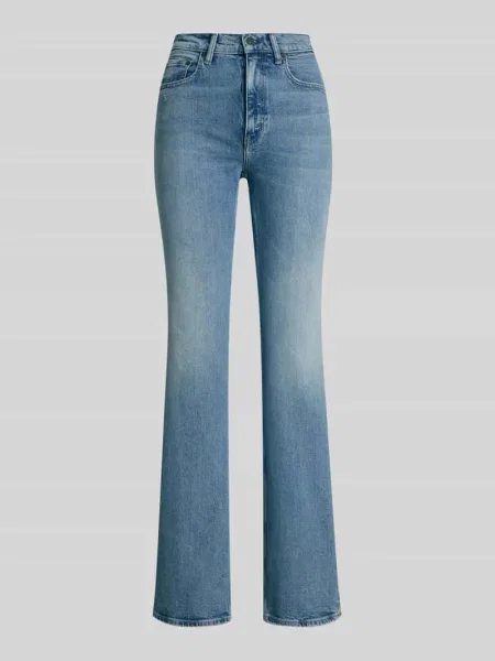 Jeansy bootcut z mieszanka bawełny Polo Ralph Lauren niebieskie