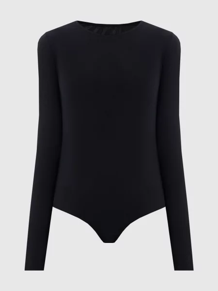 Боді з принтом логотипа Maison Margiela Mm6 чорне