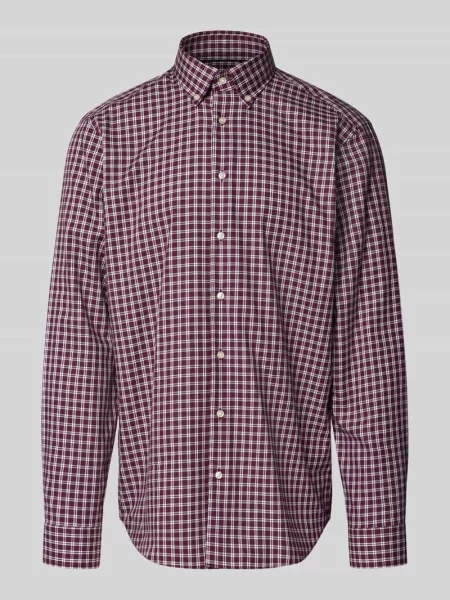 Koszula biznesowa o kroju regular fit z kołnierzykiem typu button down Christian Berg Men