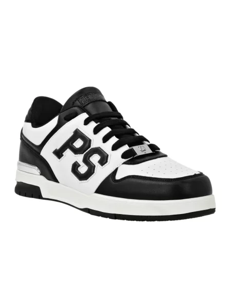 Sneakersy Plein Sport skórzane czarne