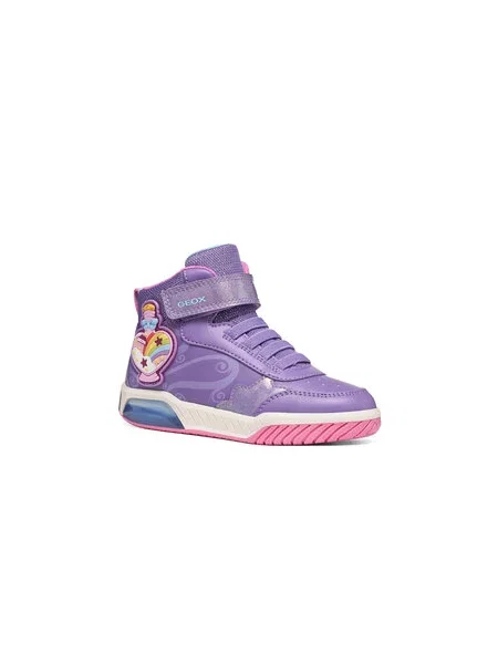 Sportcipők Geox J Inek Girl D lila