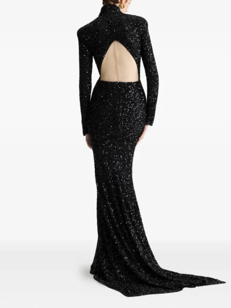Rochie maxi Patou de costum negru