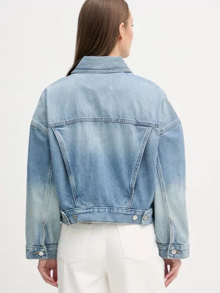 Calvin Klein Jeans kurtka jeansowa niebieska