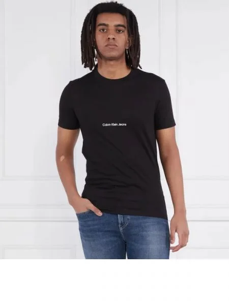 CALVIN KLEIN JEANS Tricou INSTITUTIONAL negru