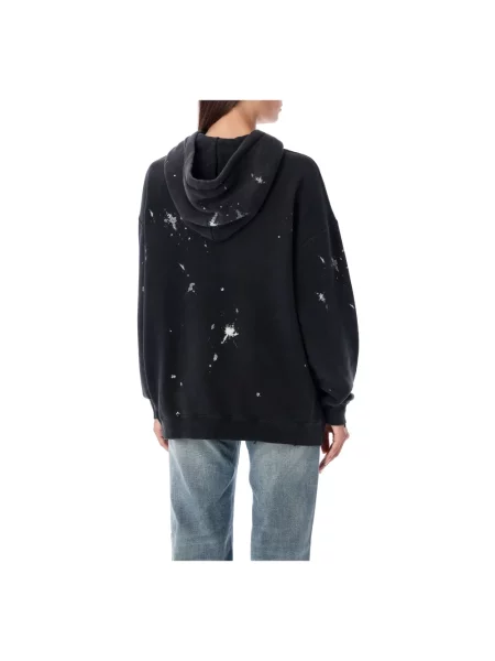 Bluza z kapturem R13 z kapturem w miejskim stylu czarna