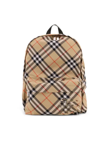Torba Burberry w kratę beżowa