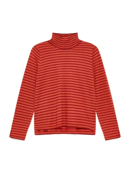 Sweter Maliparmi wełniany pomarańczowy