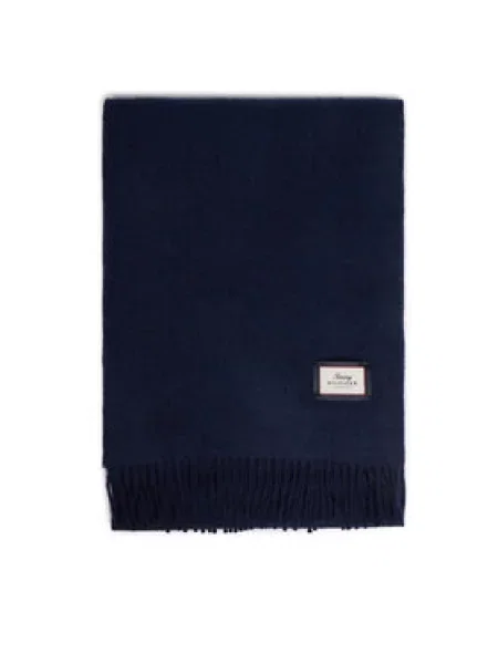 Šál Tommy Hilfiger Th Scarf Tmavomodrá