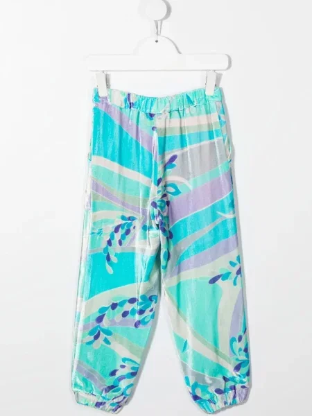 Pantaloni copii Pucci albastru