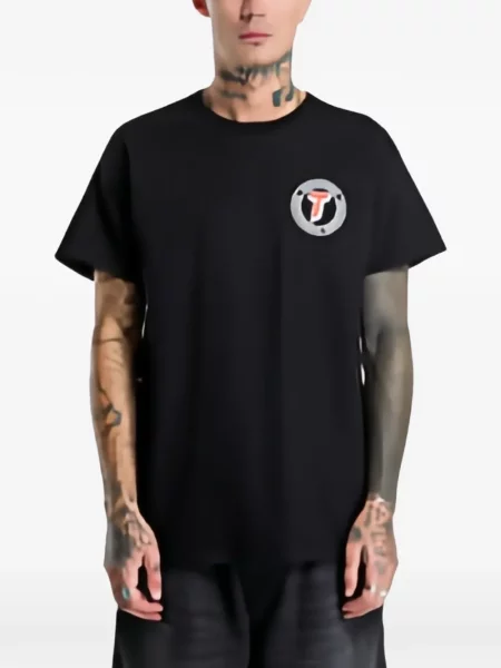 Тениска Thrasher с принт черно