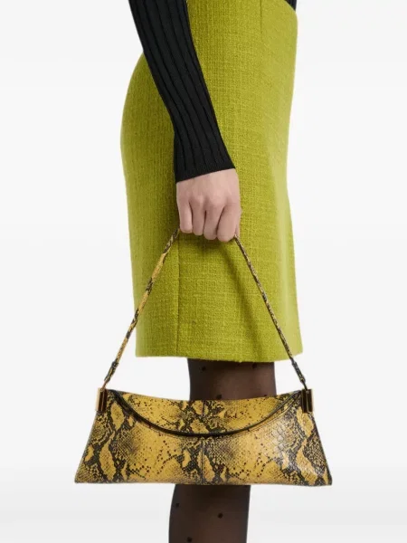Geantă Balmain din piele galben