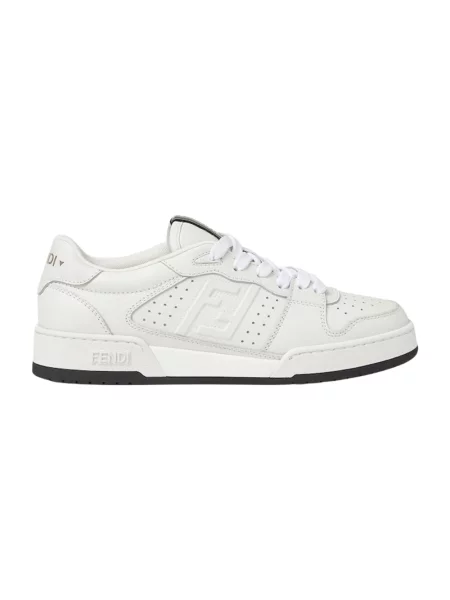 Sneakersy Fendi skórzane białe
