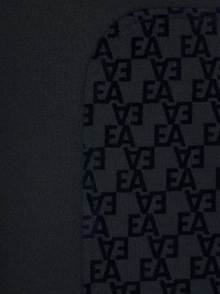 Spodnie dziecięce Emporio Armani niebieskie