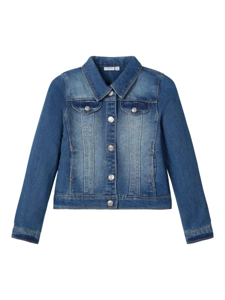 NAME IT Geacă de primăvară-toamnă Nitstar Rika denim albastru