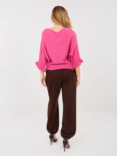Pantaloni Italy Moda maro
