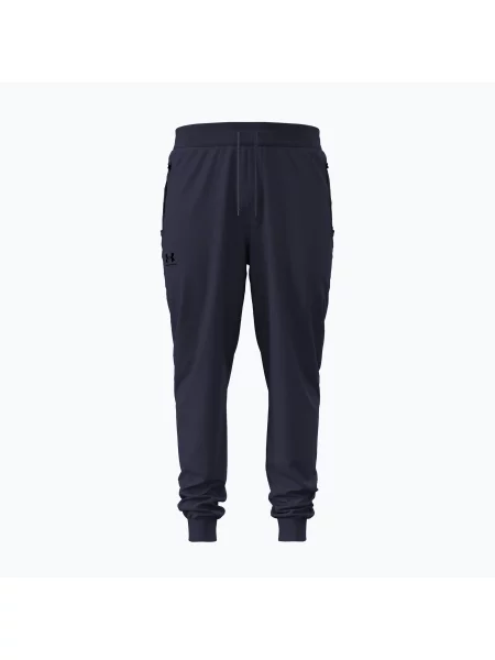 Pantaloni pentru bărbați Under Armour Sportstyle Tricot Jogger midnight navy/black negru