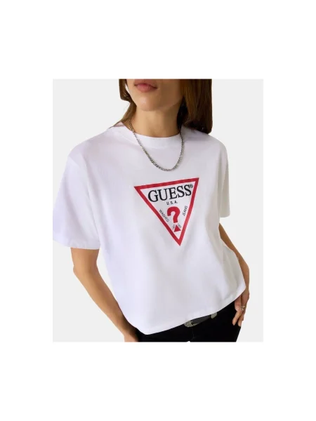 Guess Jeans basic tričko dámske biela