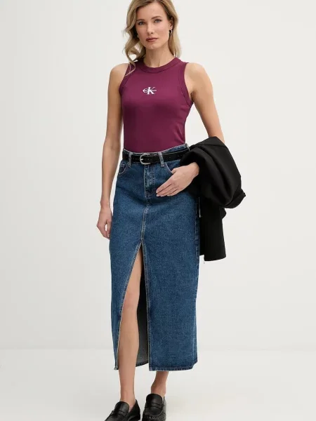 Τοπ Calvin Klein Jeans μωβ