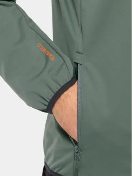 Jack Wolfskin szabadidős kabát Feldberg Hoody zöld