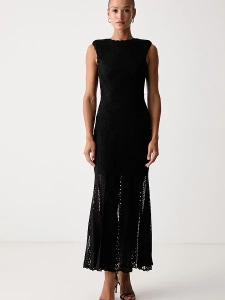 Charo Ruiz Ibiza rochie cu Lovie negru