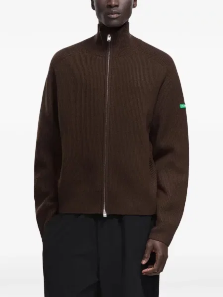 Cardigan Flâneur tricotate maro