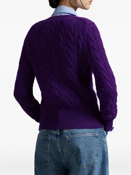 Căciulă Polo Ralph Lauren cu broderie cu dungi cowboy roșu
