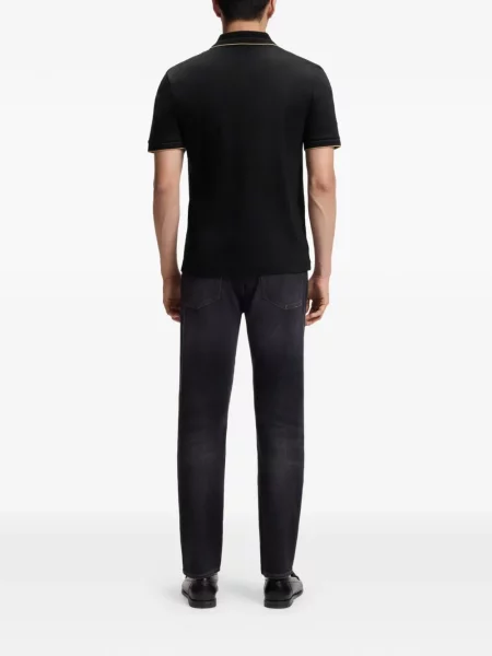 Tricou polo Boss negru