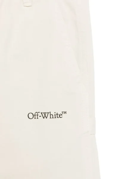Spodnie dziecięce Off-white białe