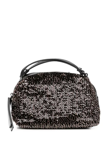Shopper kabelka Gianni Chiarini čierna