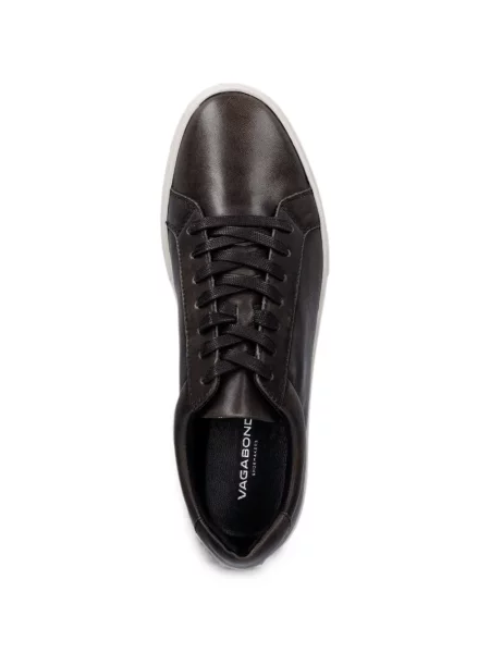 Fűzős bőr sneaker Vagabond barna