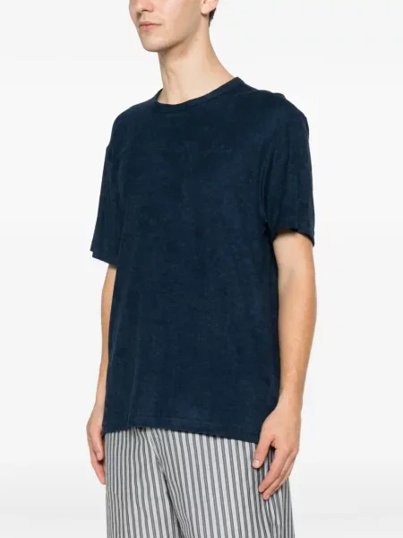 Tricou Mc2 Saint Barth cu broderie albastru