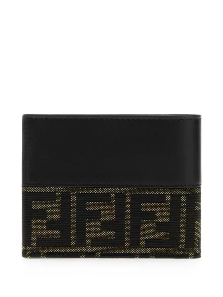 Portofel Fendi din jacard negru