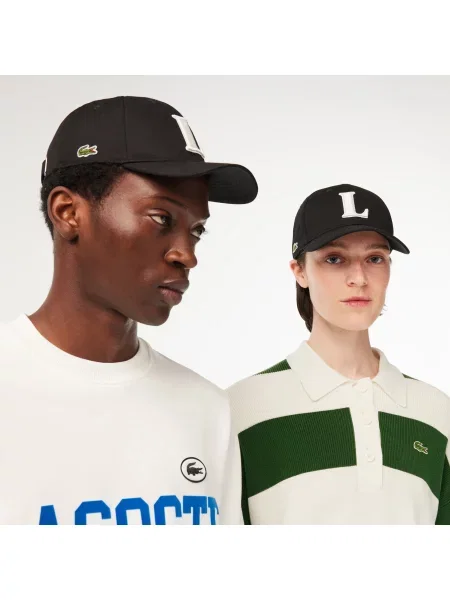 Lacoste Czapka Baseballowa Z Haftem 3D czarna