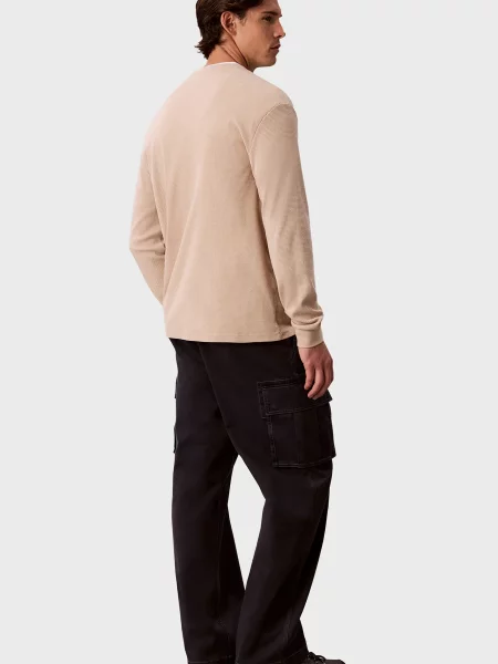 Лонгслив Calvin Klein Jeans бежевый