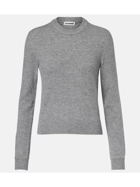 Pulover Jil Sander de lână gri