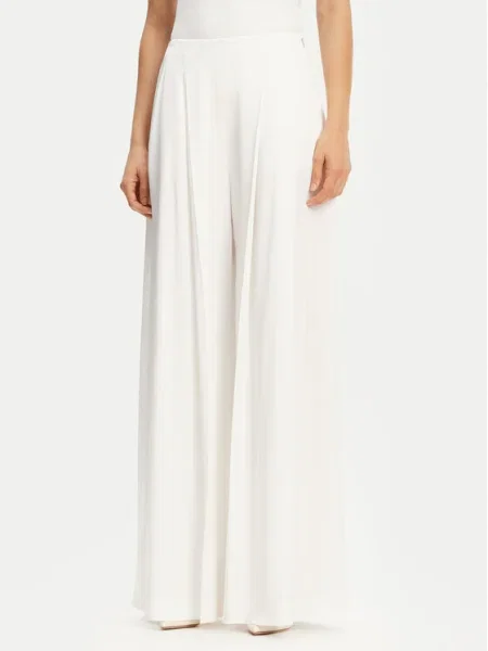 BOSS Pantaloni palazzo Tetosa alb