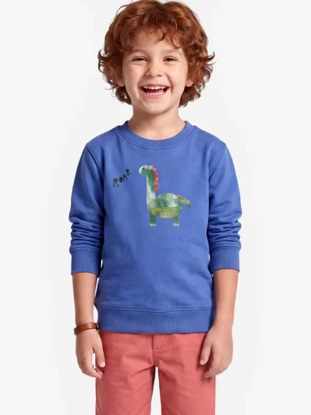MelaDi Sweater majica Dino akvamarin