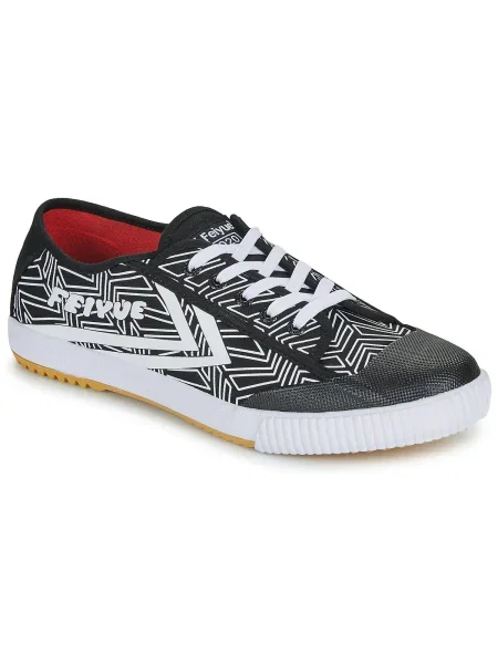 Pantofi Feiyue cu imagine negru