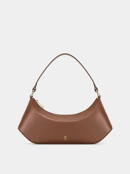 Кожаная сумка Jw Pei коричневая